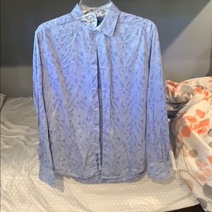 Robert Graham Blue Paisley Button Up